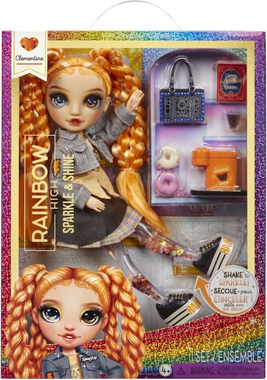 Mga Rainbow Highsparkle & Shine Fashion Dolls Clementine Orange