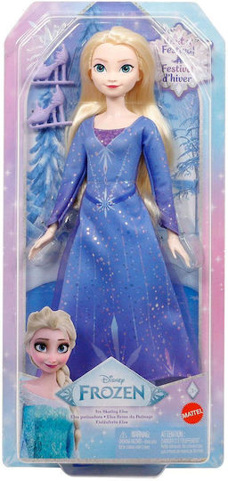 Mattel Ice Skating Elsa Winter Festival Puppe für 3+ Jahre alt+ Jahre 30cm. (Verschiedene Designs/Sortimente von Designs) 1 Stk