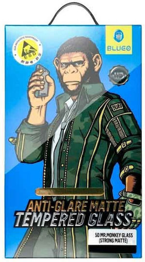 Mr.monkey 5d 9h Strong Ματ Full Face Tempered Glass (iPhone 12 Pro Max)