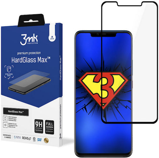 3MK HardGlass Max Full Face Tempered Glass (Huawei Mate 20 Pro)