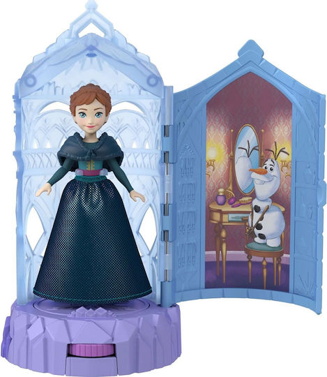 Mattel Frozen Ice Castle Spin Surprise Mini Doll Puppe für 3+ Jahre alt+ Jahre (Verschiedene Designs/Sortimente von Designs) 1 Stk