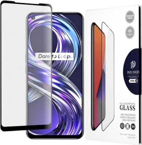 Dux Ducis 9D Full Face Tempered Glass Μαύρο (Realme 8i)