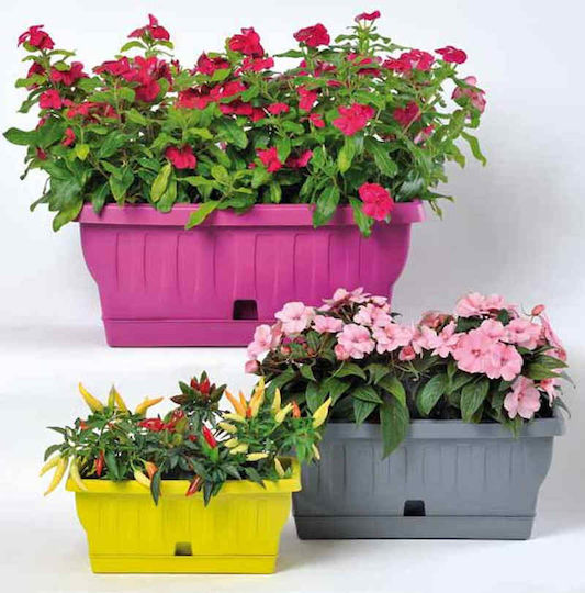 Bama Planter Box Plastic Orange Bama Planter Box Plastic Orange