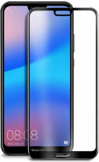 5D Full Face Tempered Glass Black (Huawei P20 Lite)