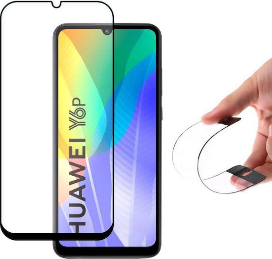 Wozinsky Flexi Nano Full Face Tempered Glass Μαύρο (Huawei Y5p)