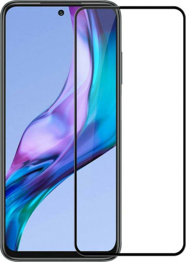 6d Full Glue Full Face Tempered Glass Μαύρο (Redmi 10)