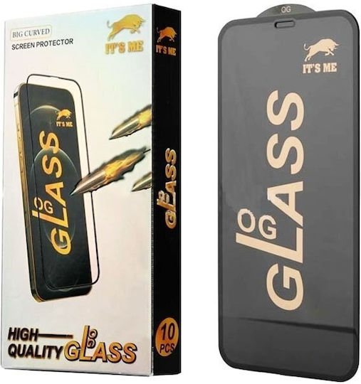 Og Full Glue Full Face Tempered Glass Μαύρο (Redmi Note 7/7 Pro)