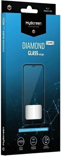 MyScreenPROTECTOR Diamond Glass Vollkleber Vollflächig gehärtetes Glas Schwarz (Huawei Nova Y90)