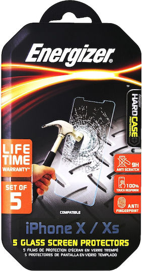 Energizer Tempered Glass 5τμχ (iPhone 11 Pro / X / XS)