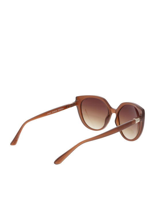 Esprit Women's Sunglasses with Brown Frame and Brown Gradient Lens ET39184 545