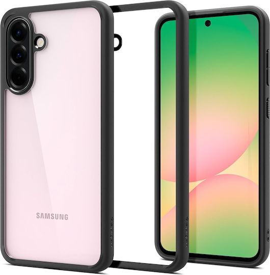 Spigen Ultra Hybrid Umschlag Rückseite Kunststoff / Silikon 1.2mm Schwarz (Galaxy A56)