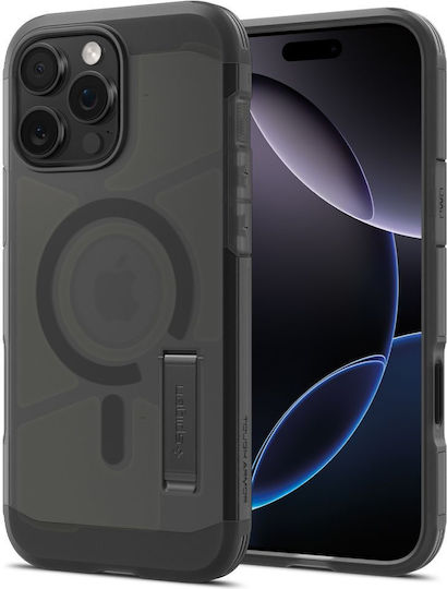 Spigen Tough Armor T MagSafe Back Cover Σιλικόνης / Πλαστικό Μαύρο (iPhone 16 Pro)