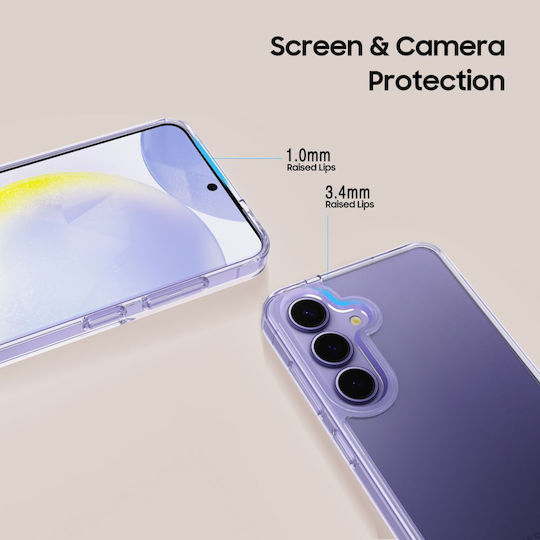 Tech-Protect Flexair Hybrid Back Cover Plastic / Silicone Transparent (Galaxy A36)