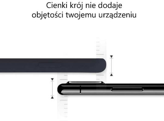 Mercury Silicone Umschlag Rückseite Silikon Marineblau (Galaxy Note 20)