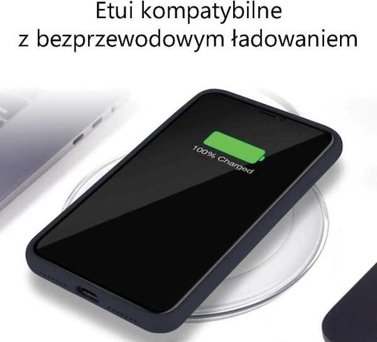 Mercury Silicone Umschlag Rückseite Silikon Marineblau (Galaxy Note 20)