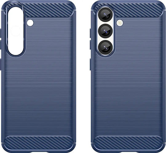 Hurtel Carbon Back Cover Plastic Blue (Galaxy S25)