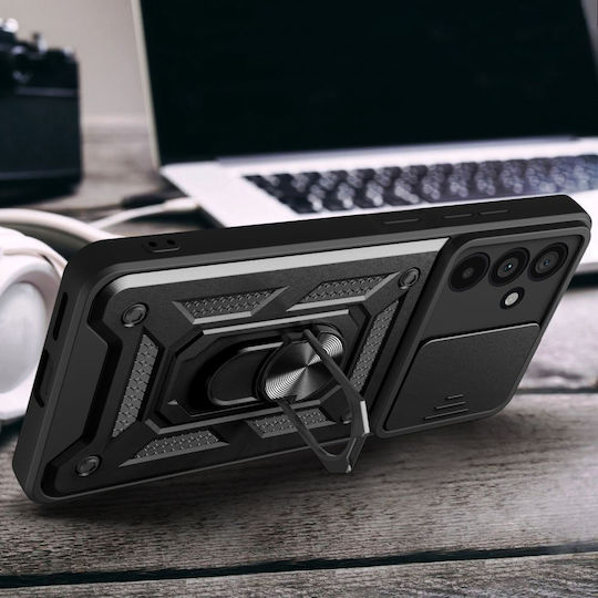 Tech-Protect CAMSHIELD PRO Back Cover Πλαστικό / Σιλικόνης Μαύρο (Samsung Galaxy A36 5G)
