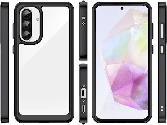 Hurtel Back Cover Σιλικόνης / Πλαστικό Μαύρο (Samsung Galaxy A56, Outer Space Case)