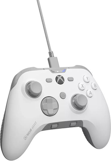 SCUF Valor Pro Wired Gamepad with Hall Effect Sticks for PC Xbox One Xbox Series White
