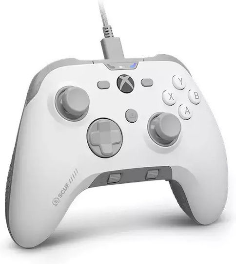 SCUF Valor Pro Wired Gamepad with Hall Effect Sticks for PC Xbox One Xbox Series White