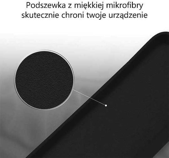 Mercury Задна корица Силикон Черен (Galaxy A04s)