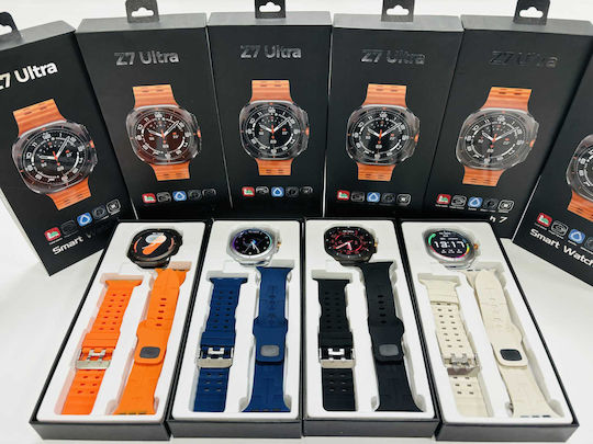 Z7 Ultra Smartwatch with Heart Rate Monitor (Orange)