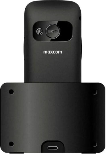 MaxCom MM 720 SE Single SIM Mobile with Buttons (English Menu) Black