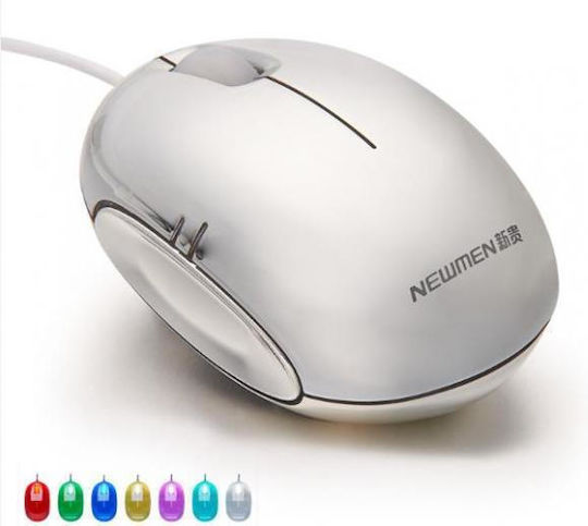 Newmen M354 Cu fir Mouse Argintiu
