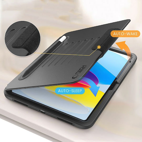 Tech-Protect Sc Pen Флип капак Устойчив Черен (iPad 10.9” 10/2022, iPad 11” 11/2025)