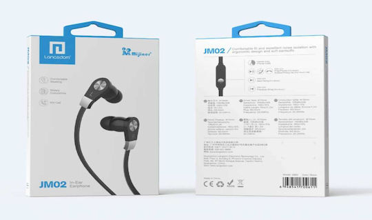 700611_b In-ear Handsfree Headphones with Connector 3.5mm Black