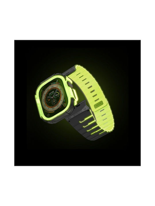 Skinarma Силиконов Калъф в Сив цвят за Apple Watch 49 мм