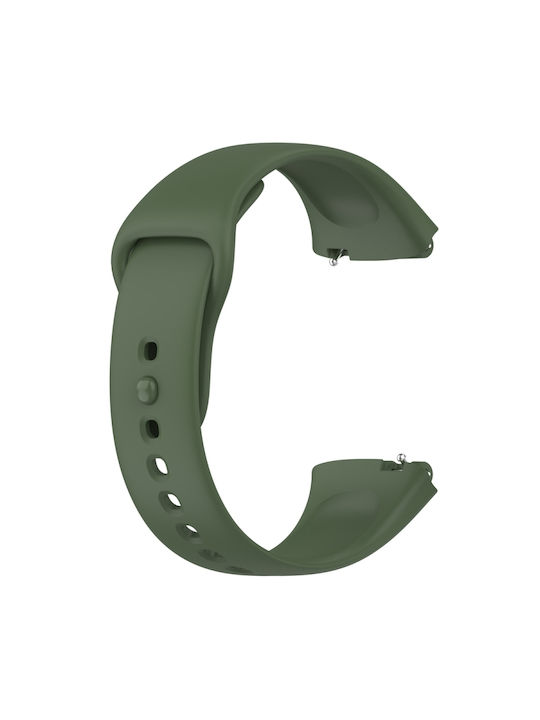 Solid Color Λουράκι Σιλικόνης με Pin Πράσινο (Redmi Watch 3)