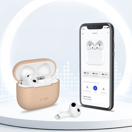 Tech-Protect Silicone Case Hülle Silikon Black für Apple AirPods 4