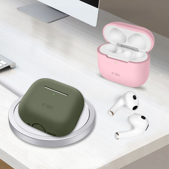 Tech-Protect Silicone Case Hülle Silikon Cafe Latte für Apple AirPods 4