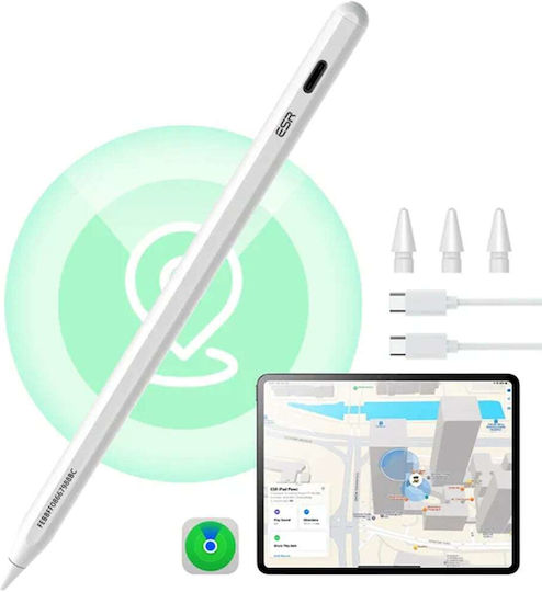 ESR Geo Digital Touch Stylus for iPad in White color