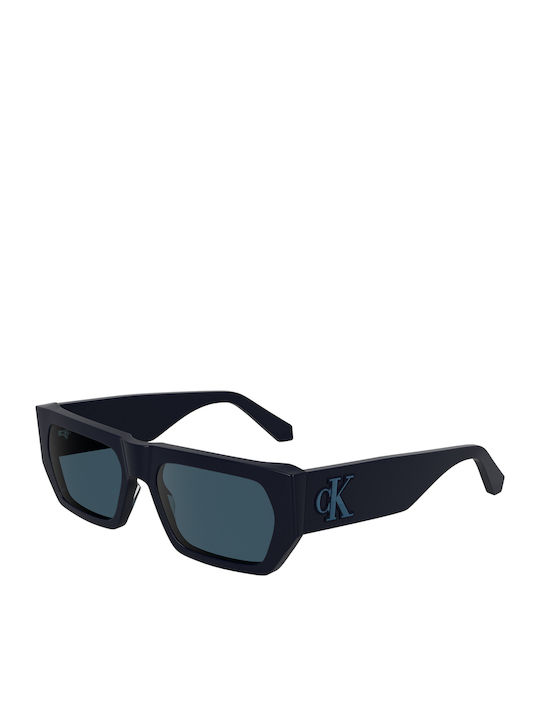 Calvin Klein Women's Sunglasses with Blue Plastic Frame and Blue Lens CKJ24625S 400