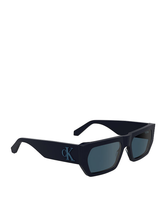 Calvin Klein Women's Sunglasses with Blue Plastic Frame and Blue Lens CKJ24625S 400