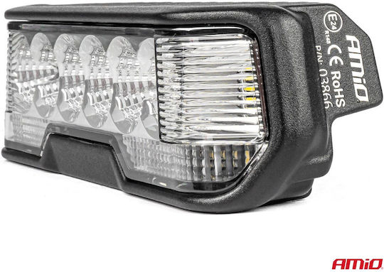 AMiO Кръглаς Водоустойчив Фарове за кола LED Универсален 12 / 24V 41W 1бр