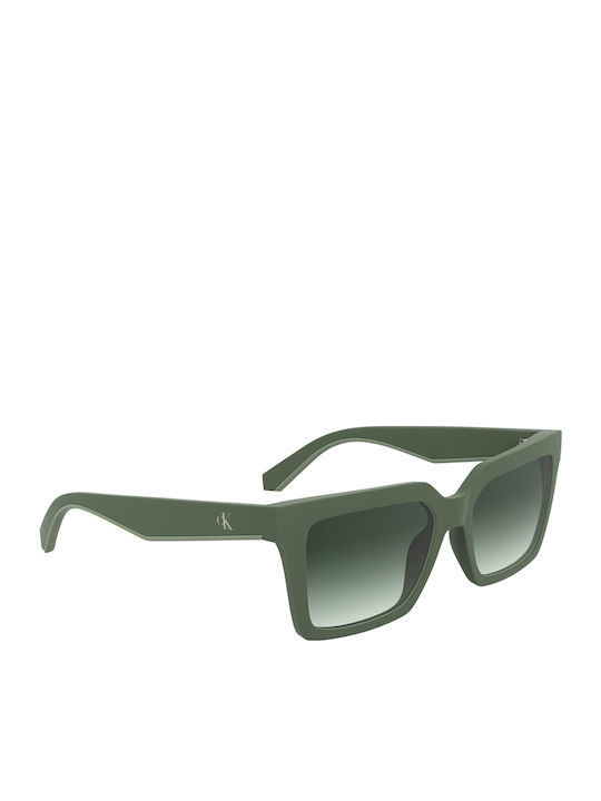 Calvin Klein Women's Sunglasses with Green Plastic Frame and Green Lens CKJ25602S 302