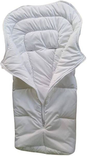 Kinderwagen-Fußsack Weiß