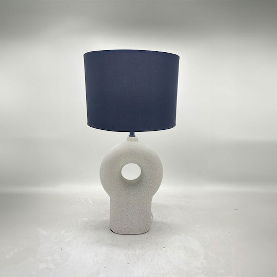 InTheBox Ceramic Table Lamp for Socket E27 with Black Shade and White Base