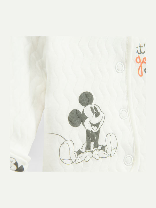 Kinderoberteile Langärmelig Weiß Mickey Mouse