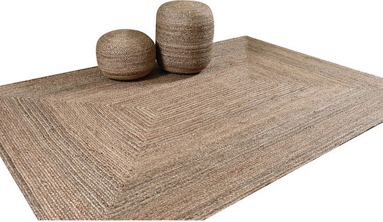 Teppich Rechteckig Sommer aus Jute Gray