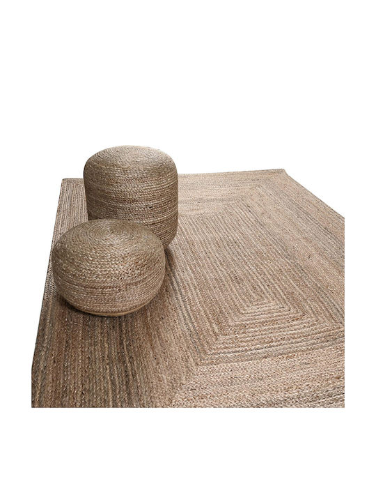 Covor Rectangular din iută Gri