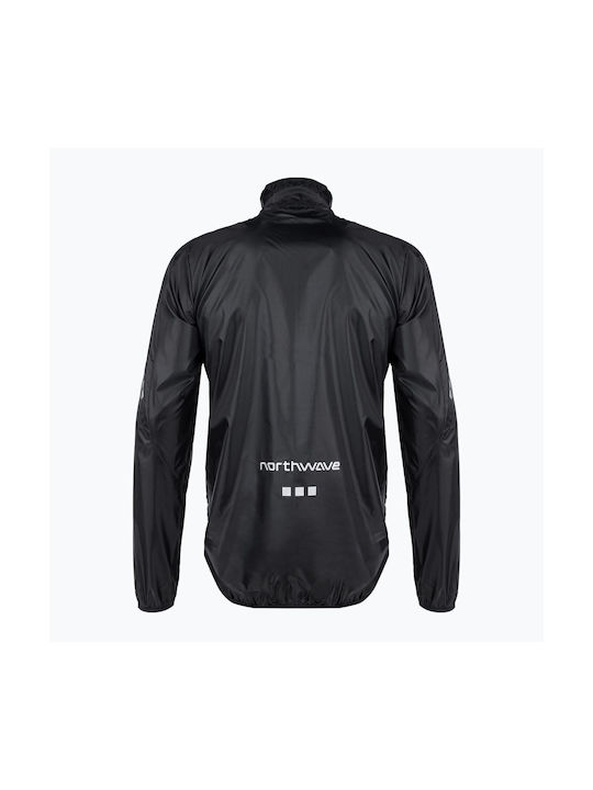 Vortex 2 Men's Cycling Windbreaker Jacket Long Sleeve Black