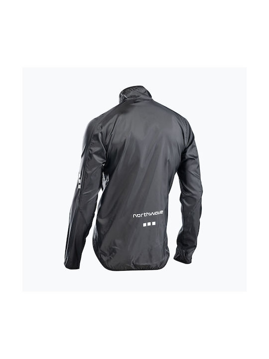 Vortex 2 Men's Cycling Windbreaker Jacket Long Sleeve Black
