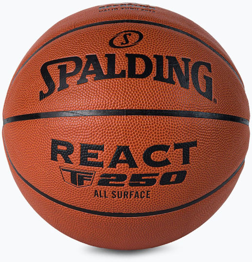Spalding React TF-250 Μπάλα Μπάσκετ Indoor/Outdoor
