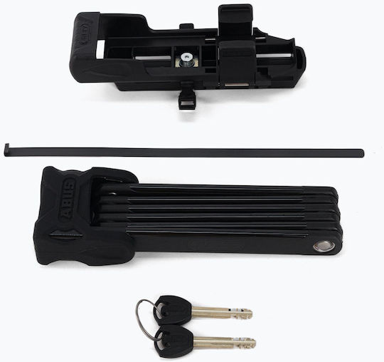 Abus Bordo 6000K/90 BK SH Bicycle Folding Lock with Key Black