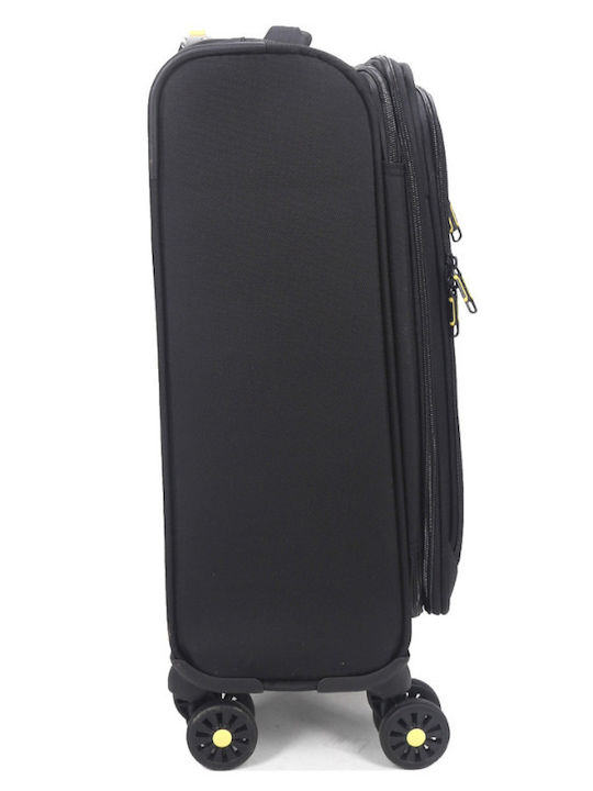 WORLDLINE Kabinenreisekoffer Black mit 4 Räder Höhe 55cm