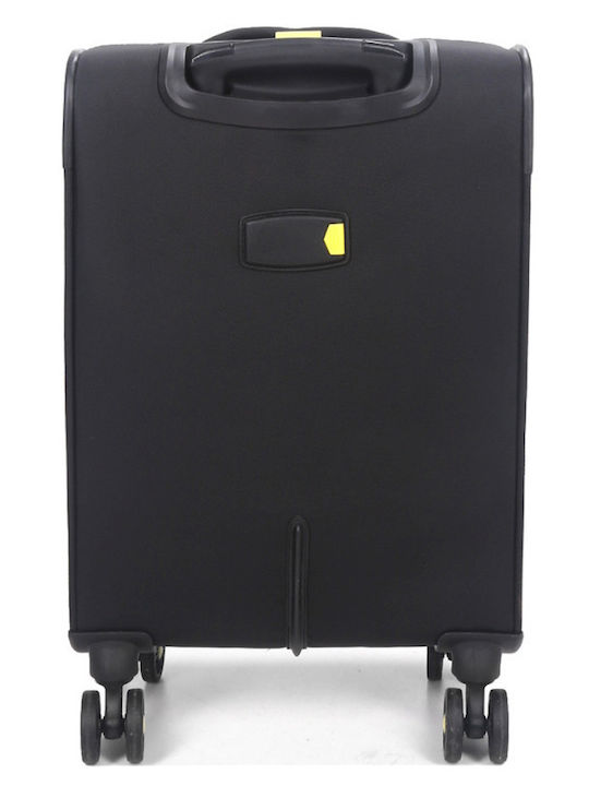 WORLDLINE Kabinenreisekoffer Black mit 4 Räder Höhe 55cm